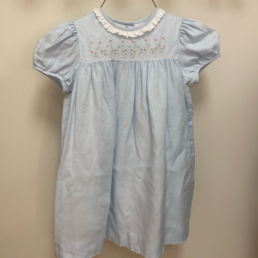 Alice Kathleen blue linen dress size 10
